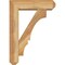 Ekena Millwork Balboa Craftsman Rough Sawn Bracket w/ Offset Brace, Western Red Cedar, 6"W x 20"D x 28"H BKT0604X20X28BOA04RWR - alternate 4